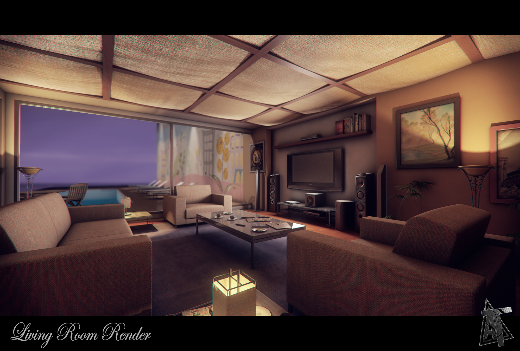 Living Room by AhmadTurk on DeviantArt