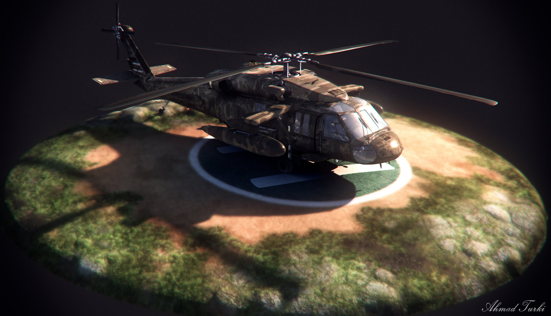 Helicopter Render