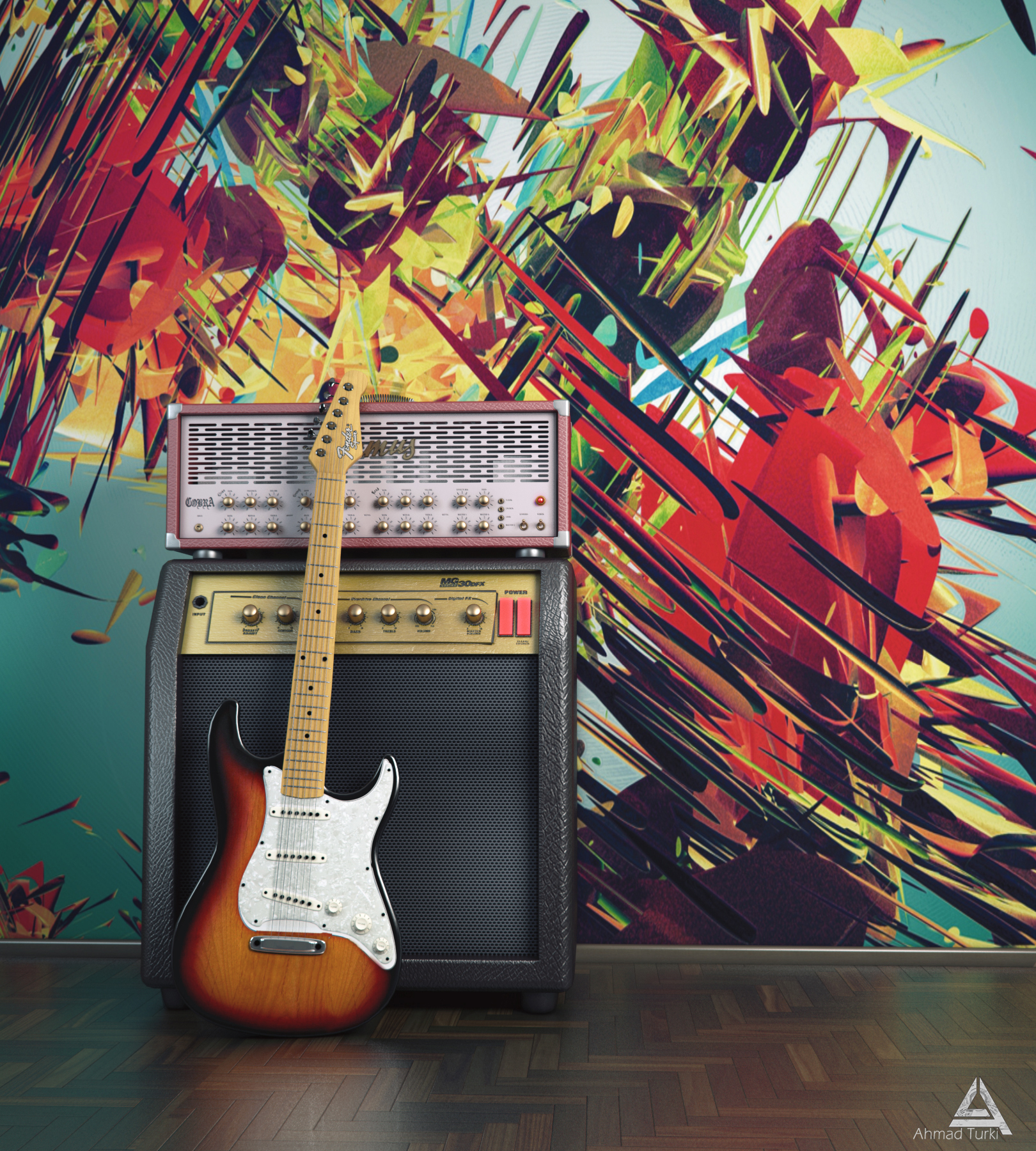 Amp and Guitar