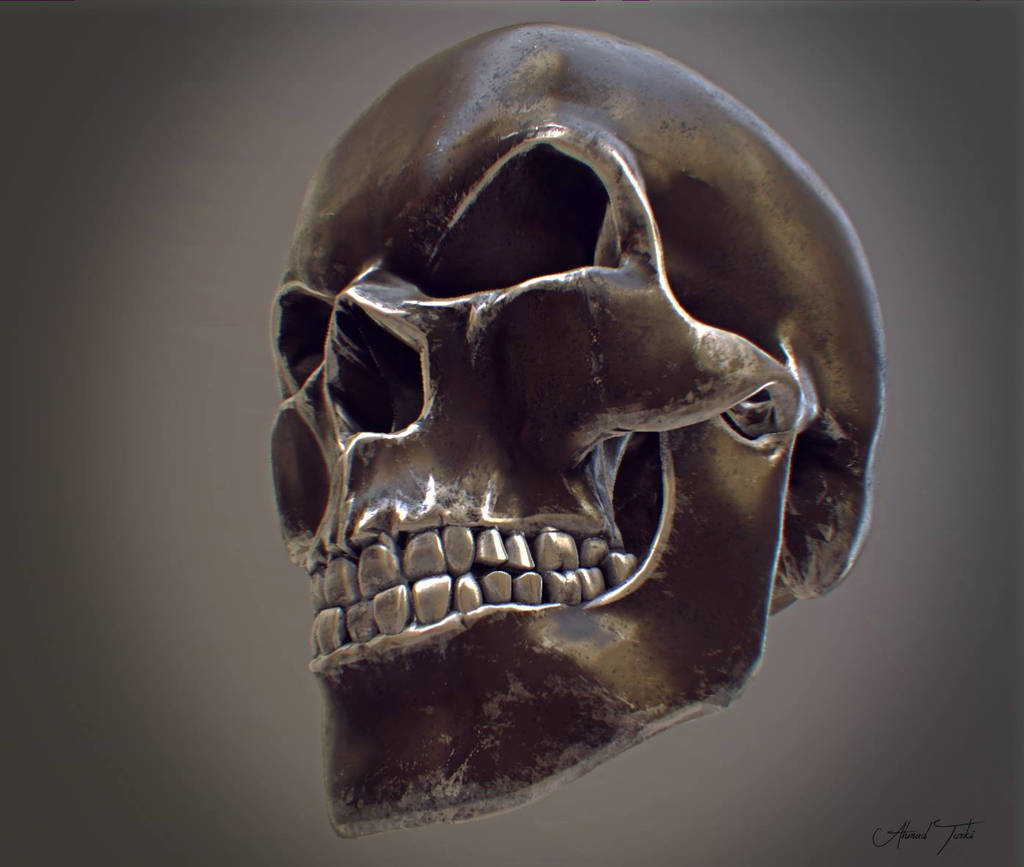 Metallic Skull by AhmadTurk