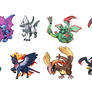 First 10 pokemon sprites