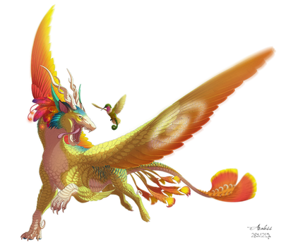 Chasing Hummingbirds by Araless