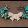 Inspirational Butterfly Turquoise Bracelet