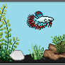 Ice and Red King PixelFish - Illuciac