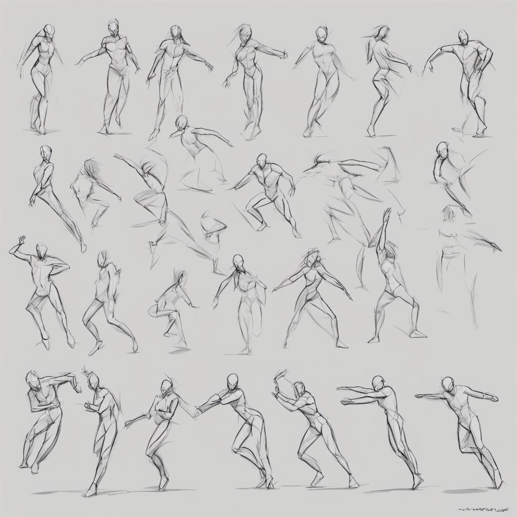 Action drawing poses by SomeoneThatRaged on DeviantArt