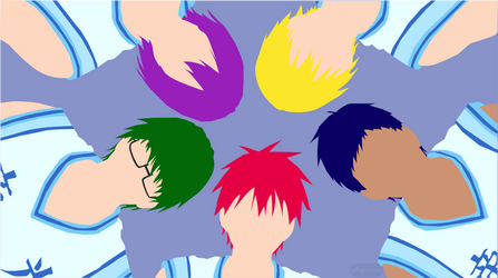 Kiseki no Sedai (Kuroko no Basuke) Minimalis Art