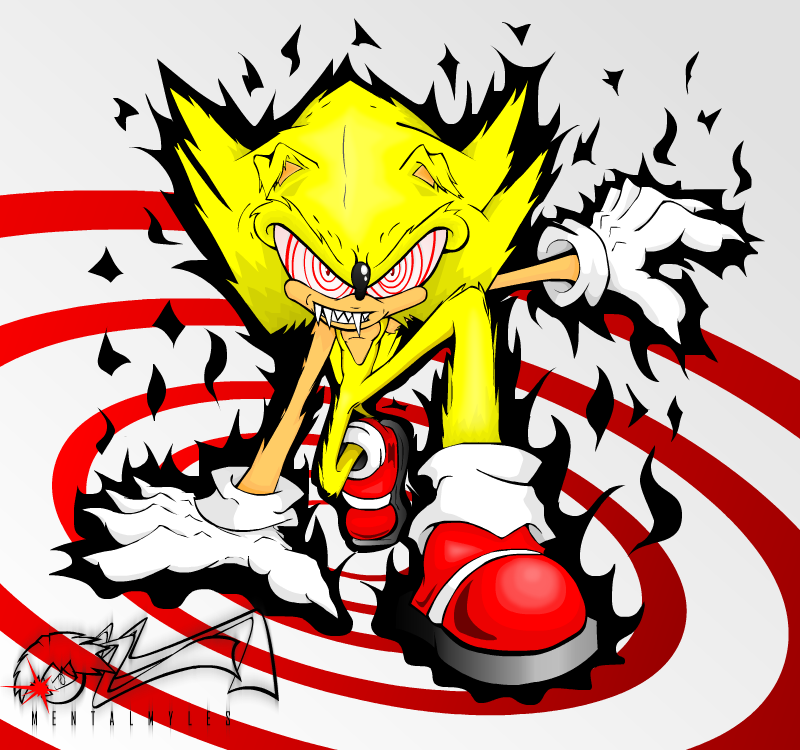 Fleetway Super Sonic comic remake by me by Yoshisquad05 on DeviantArt
