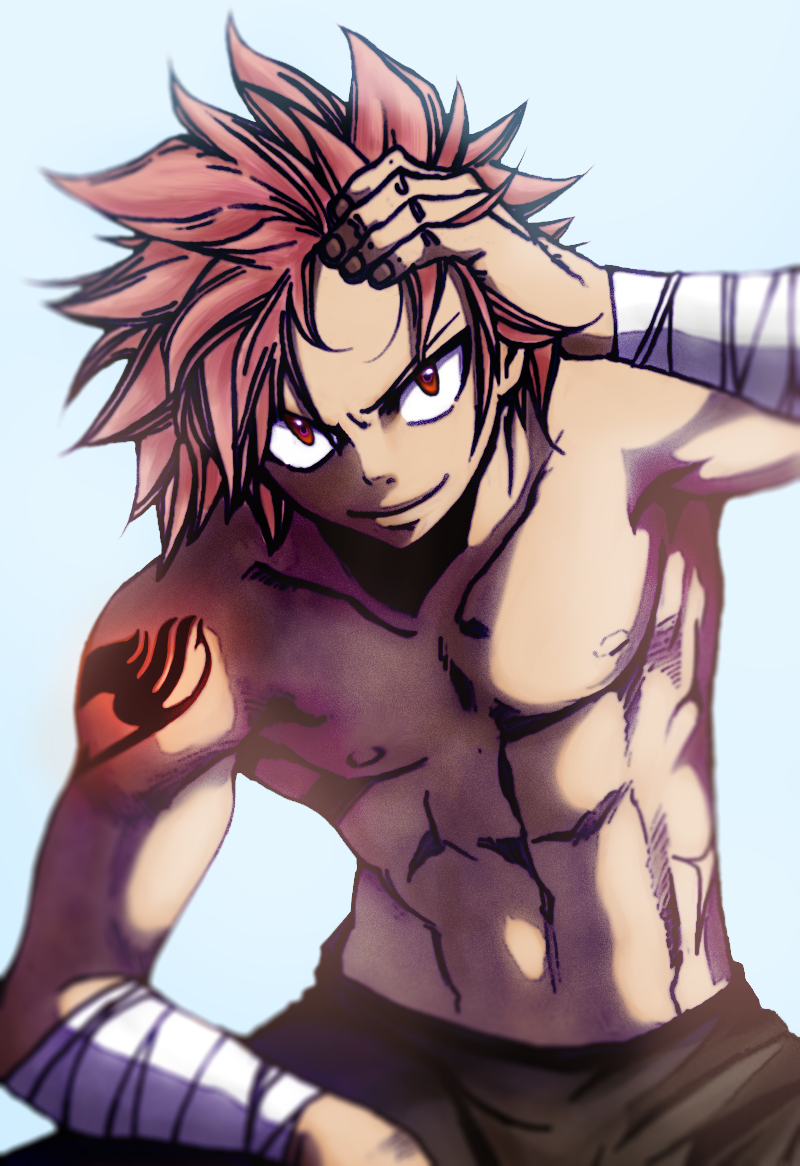 Natsu Dragneel- New design - Coloring