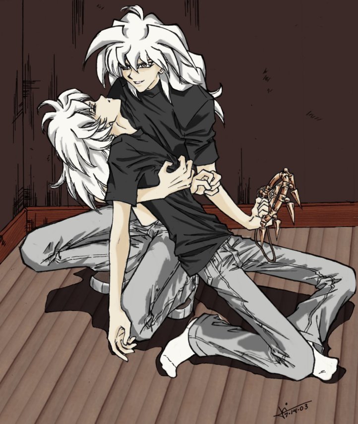 Fainting Ryou Bakura gets Idea