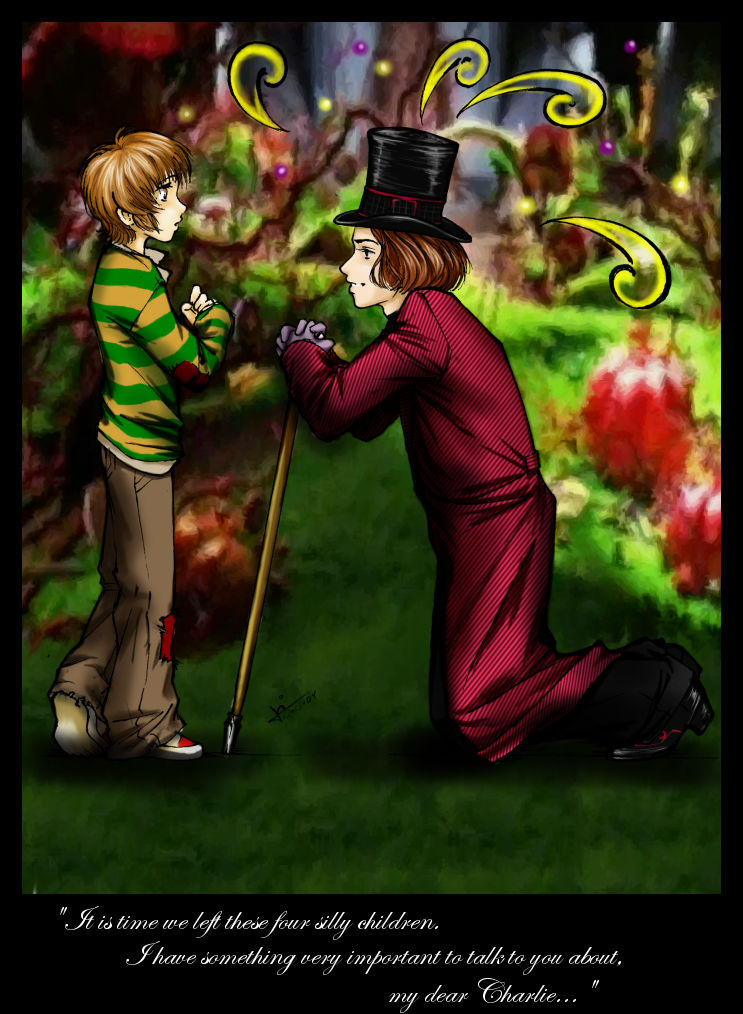 Charlie and Mr. Wonka by loonylucifer on DeviantArt
