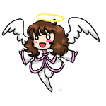 .:Angel Race:. Flying Angela by Sonicsis