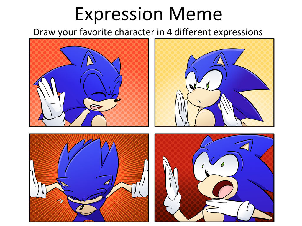 4 Panel Expression Meme By Sonicsis On DeviantArt