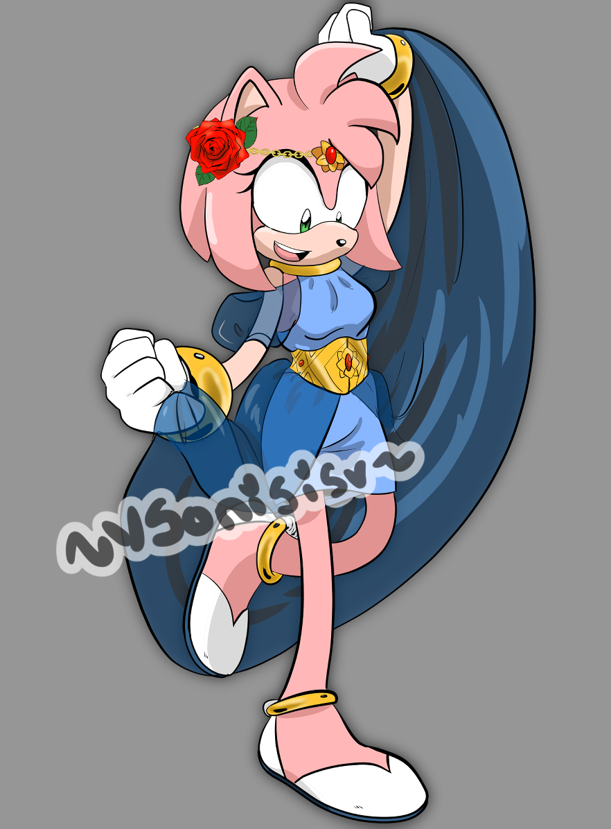 Princess amy rose the hedgehog