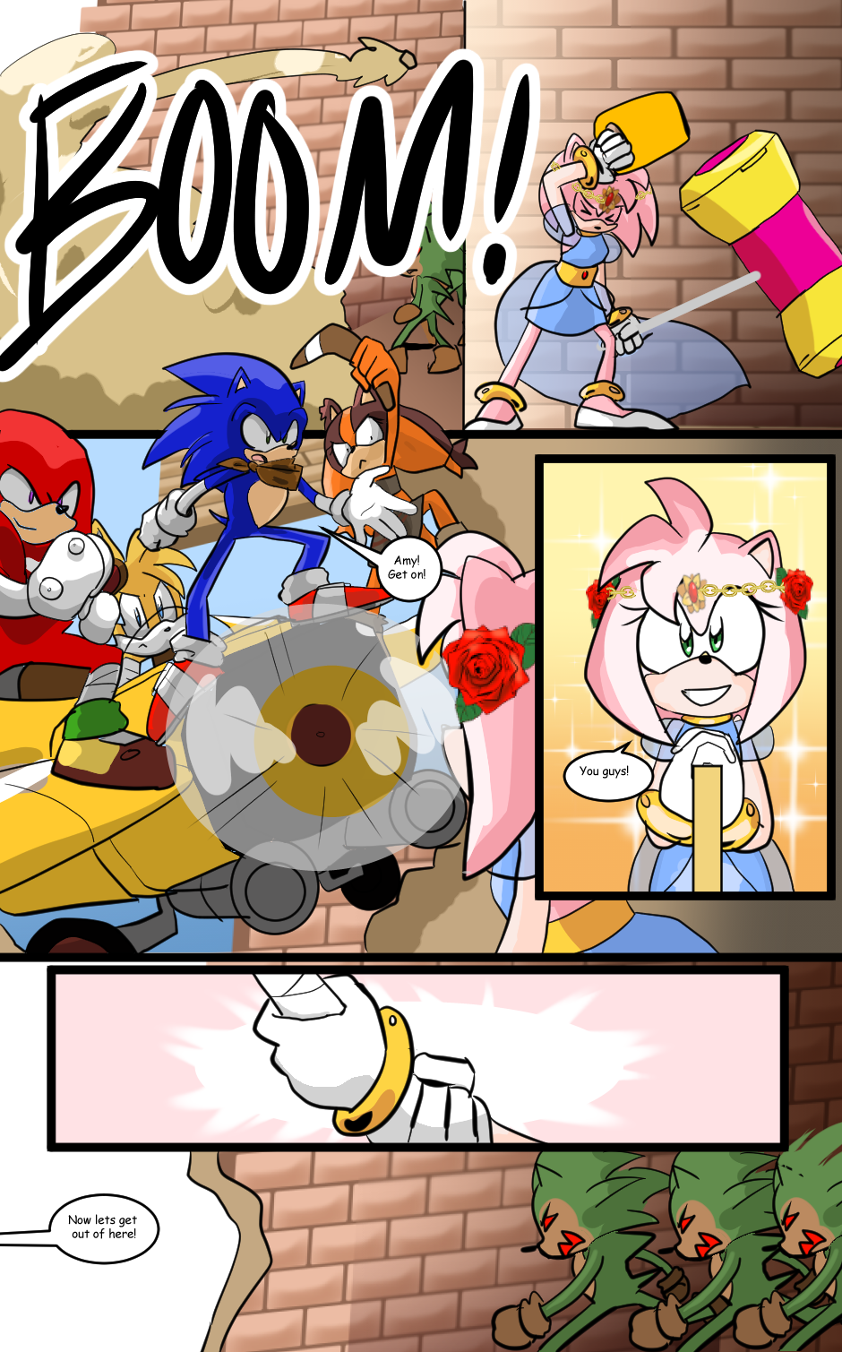 Princess amy rose the hedgehog