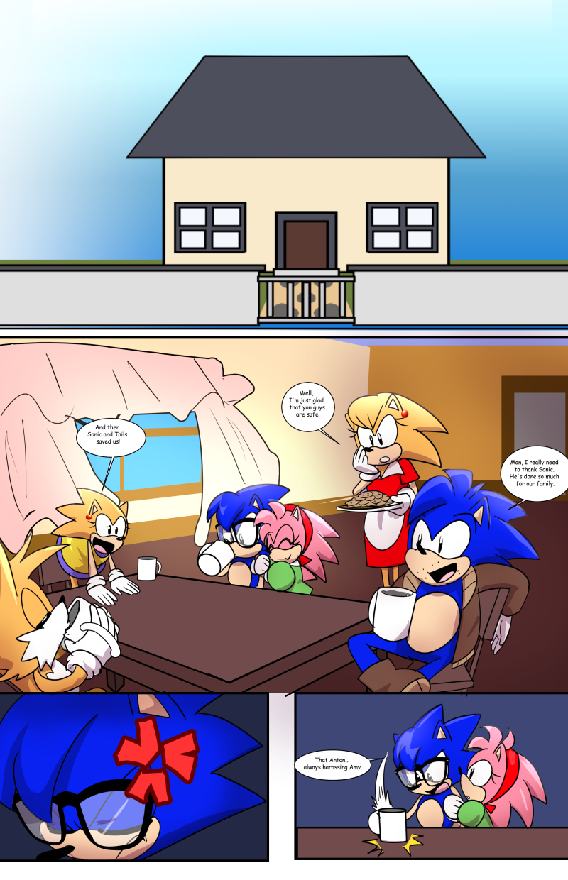 OLD PICTURE: SonAmy chase with a twist — Weasyl