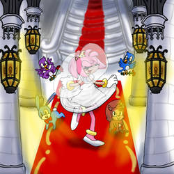 Amy dancing down the hallways .:C:.