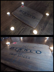 Diablo 3 Cow slicer cutting board