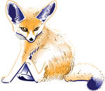 Fennec Fox by Clockinthesky