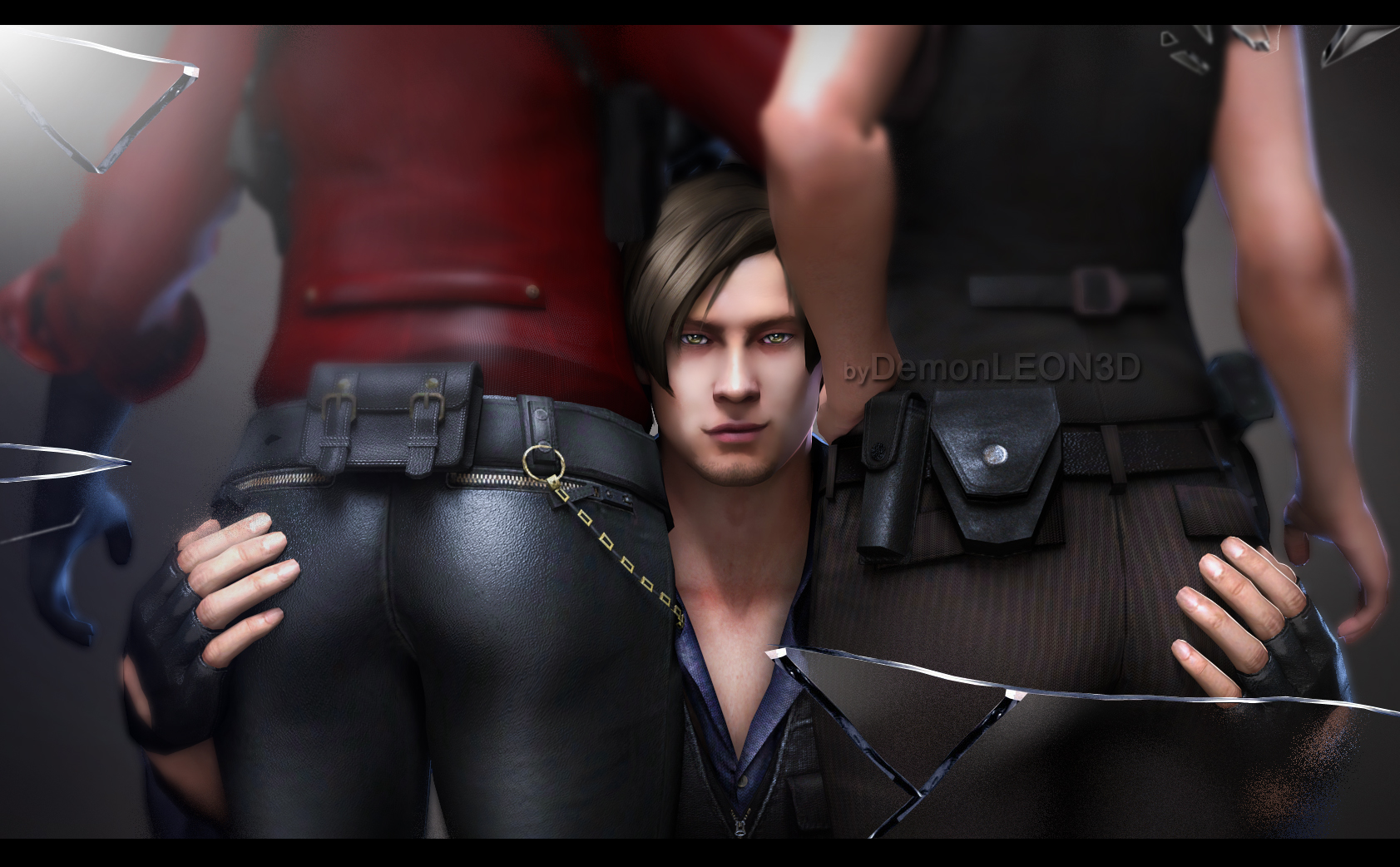 Leon and Ada (Resident Evil 6) by TheNeonSilver on Newgrounds