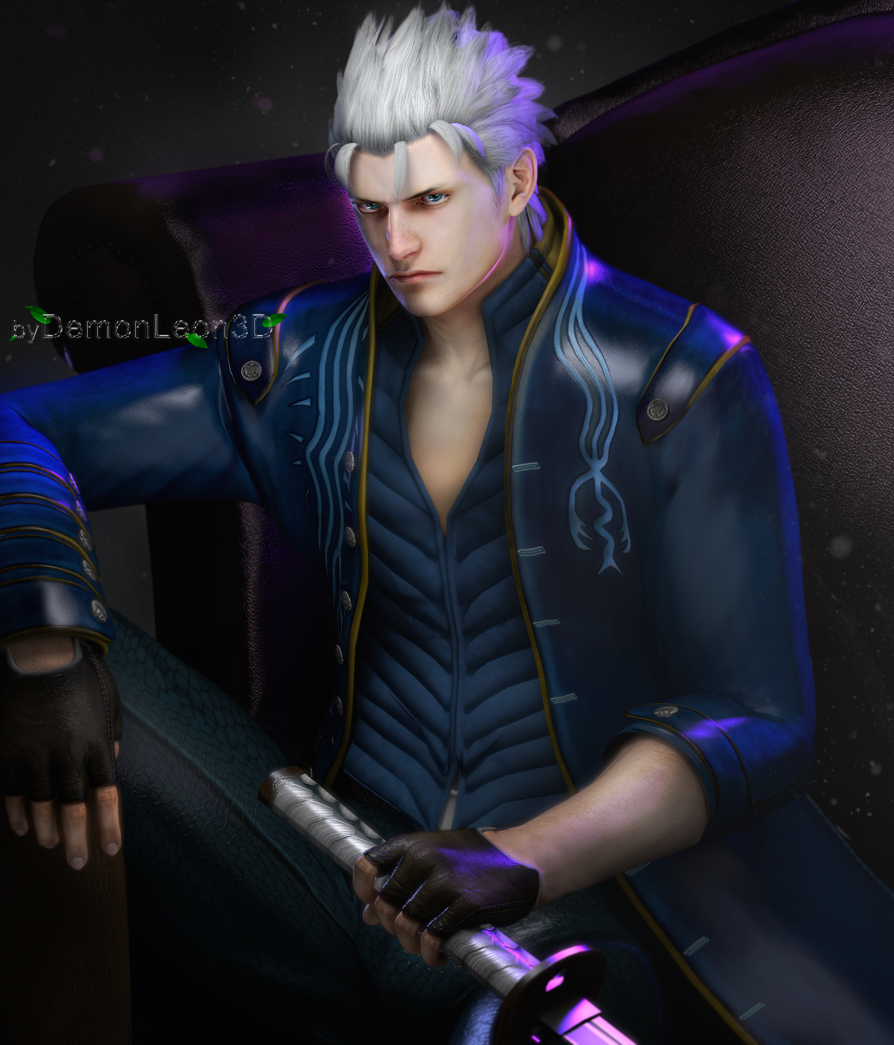 Devil May Cry 4 - Vergil Sparda (Corrupt Vergil) by darkslayer00 on  DeviantArt