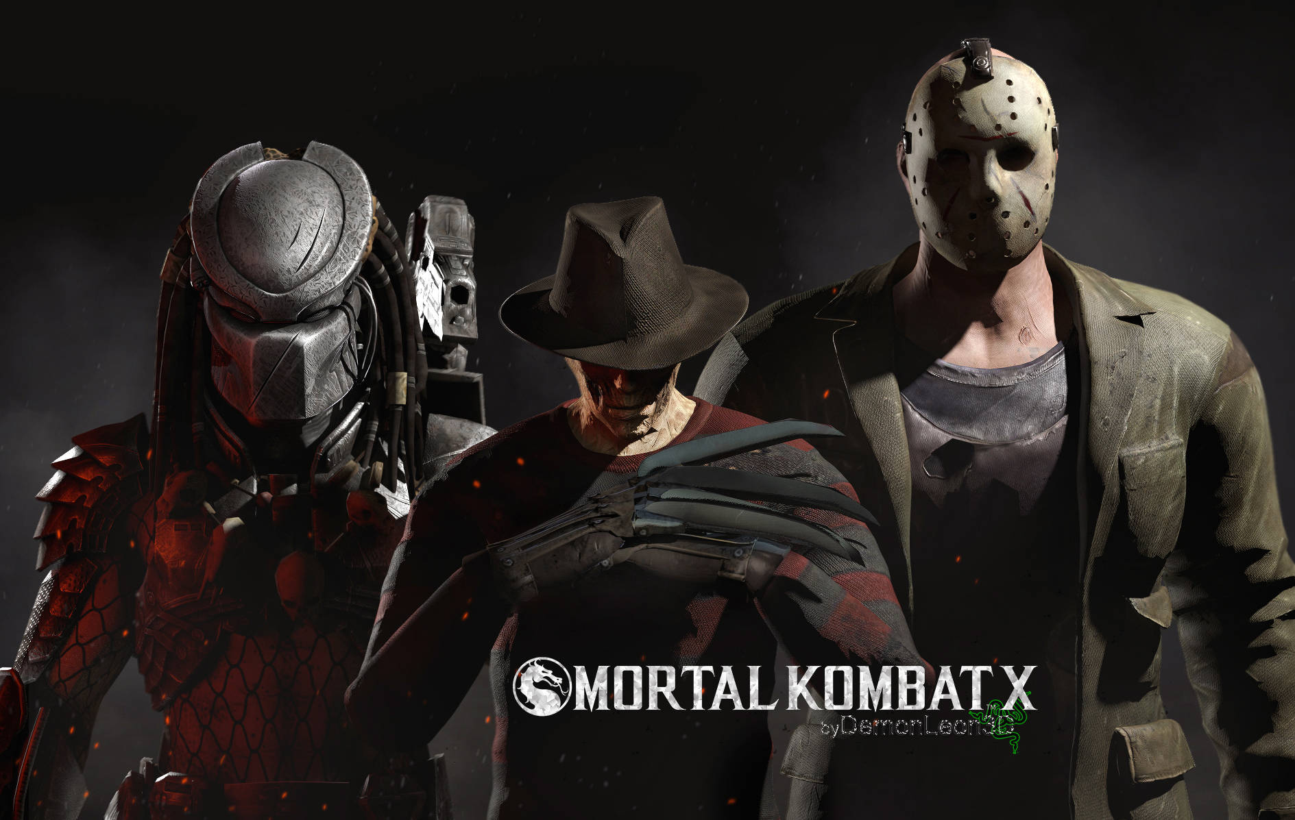 Predator, Freddy, Jason by DemonLeon3D on DeviantArt