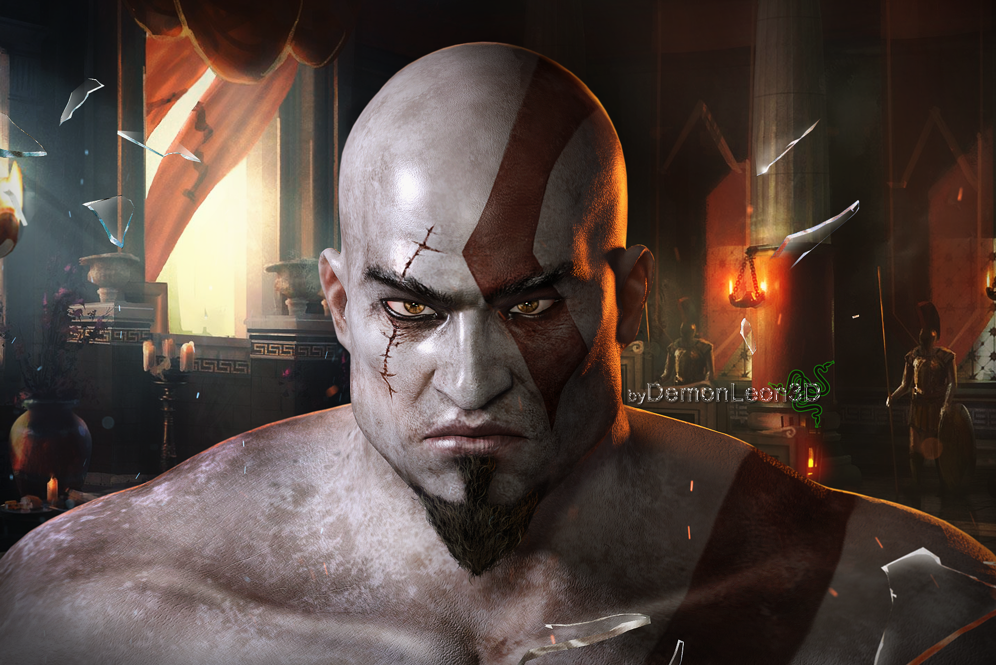 Kratos, Spartan Rage by Raivis-Draka on DeviantArt