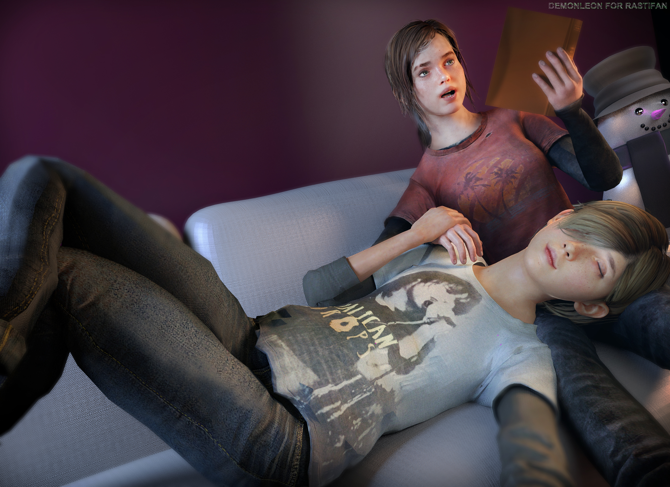 Sarah - by DemonLeon3D  The last of us, The last of us2, Edge of the  universe