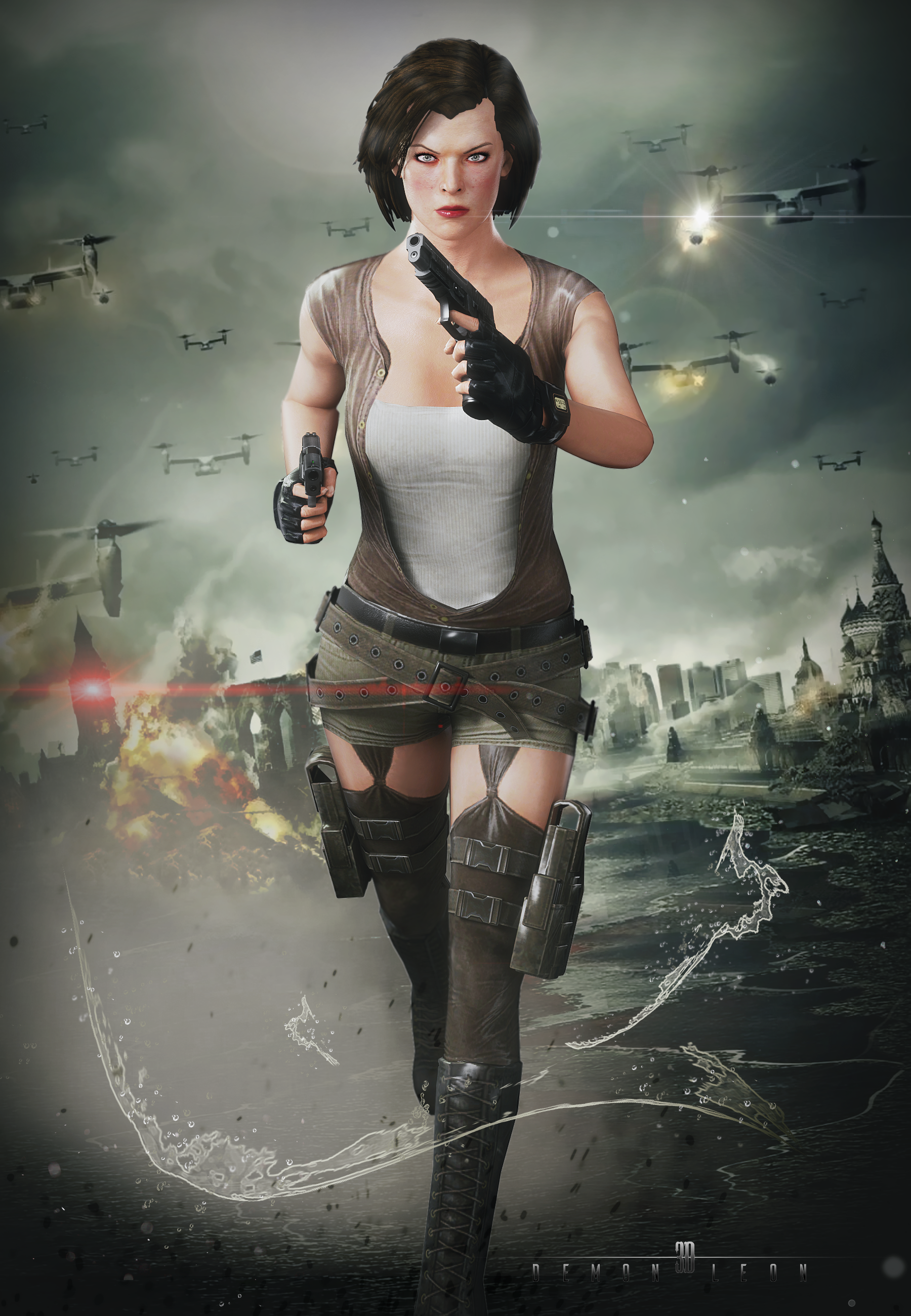 Jill Valentine Movie - RE2 apocalypse by DemonLeon3D on DeviantArt