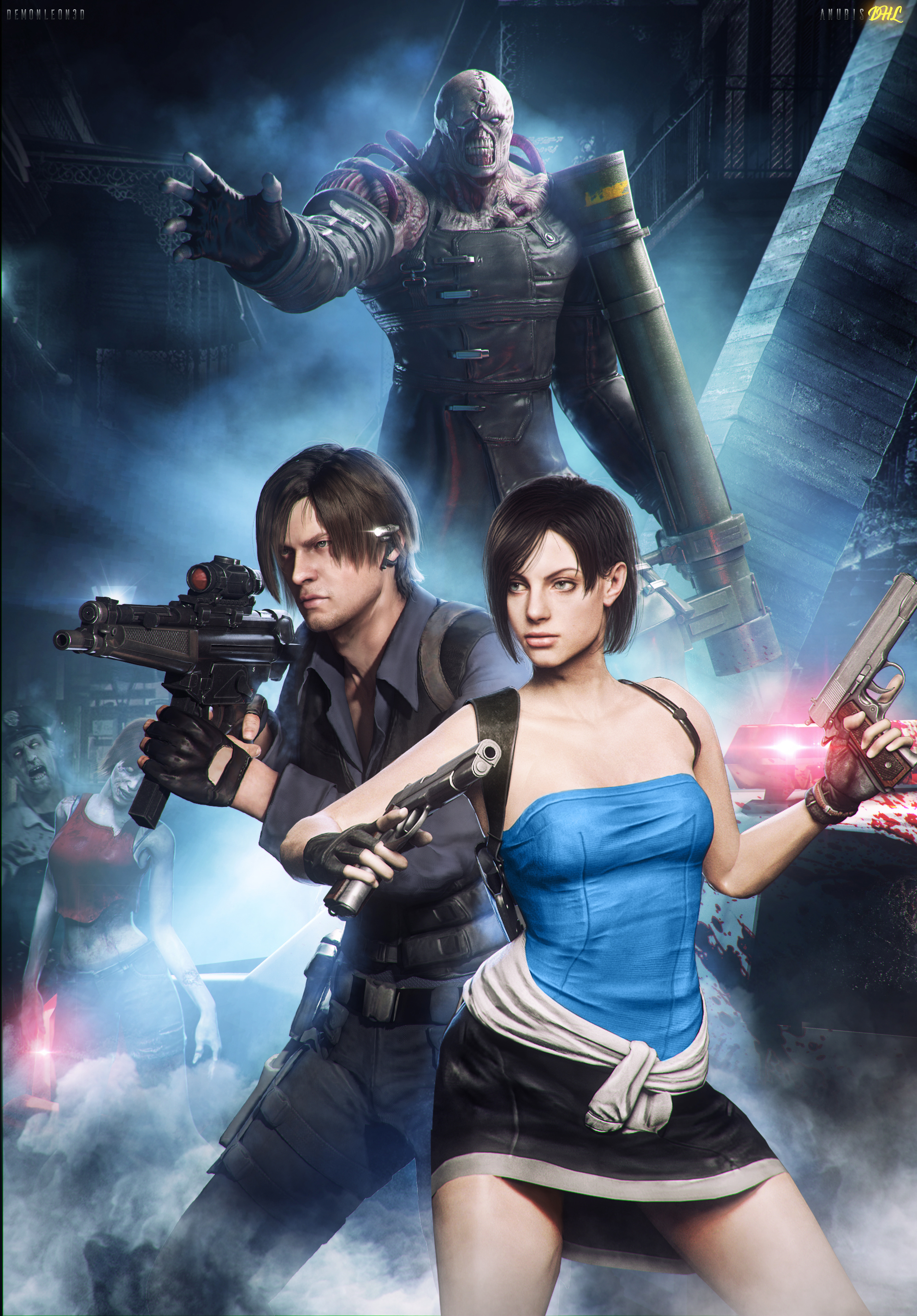 Resident Evil 3 Remake Jill by DemonLeon3D on DeviantArt