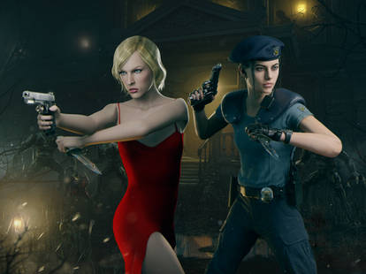 Resident Evil 2 - Alice and Jill Valentine by RHenderART on DeviantArt