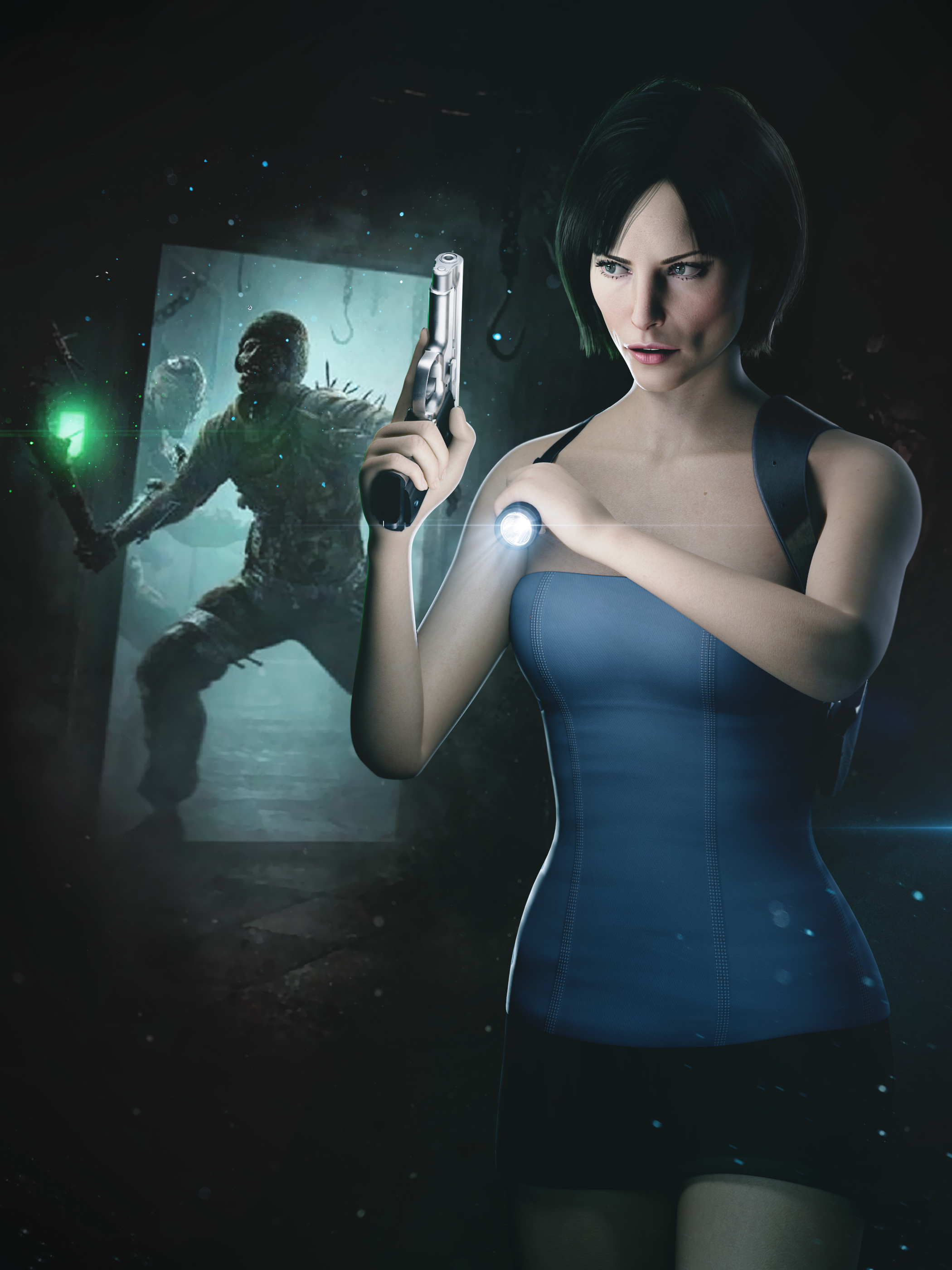 Free: Sienna Guillory Resident Evil: The Mercenaries 3D Jill