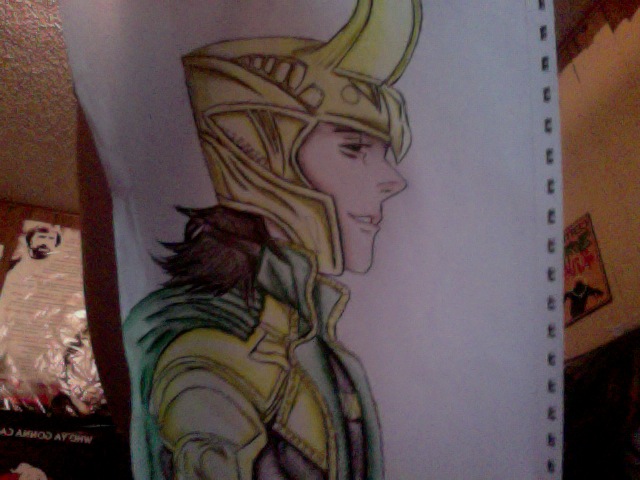 I drew Loki (colored)