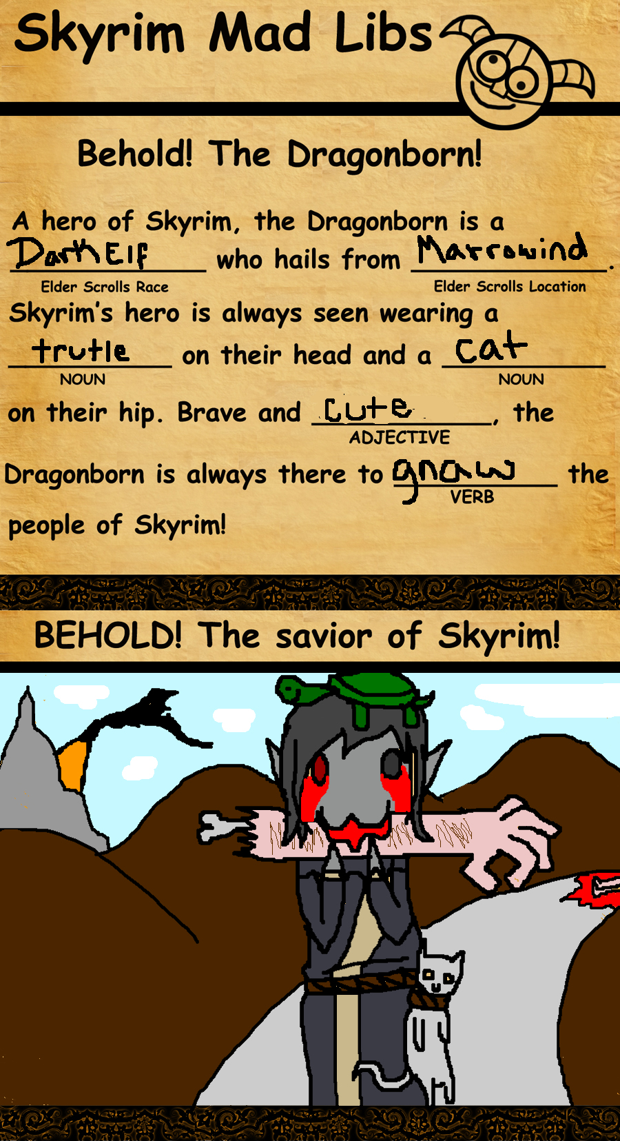 Skyrim Mad Libs