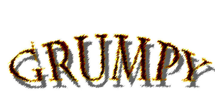 Font adjective grumpy by MonsterNiccals on DeviantArt