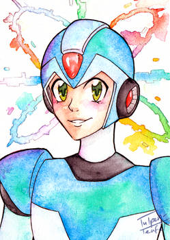 Megaman - X portrait