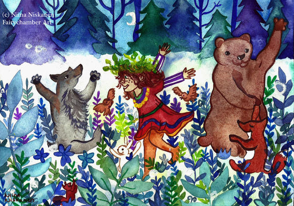 Forest Dance by fairychamber
