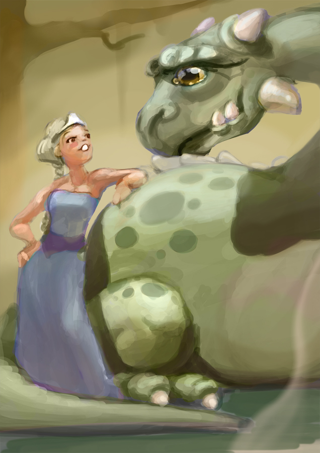 Swamp Dragon and Princess