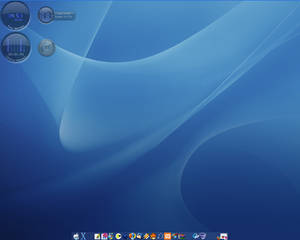 Mac OS X Tiger style desktop