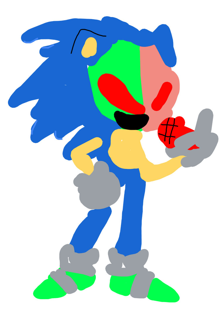 Monster Sonic by shadow2009dj on DeviantArt