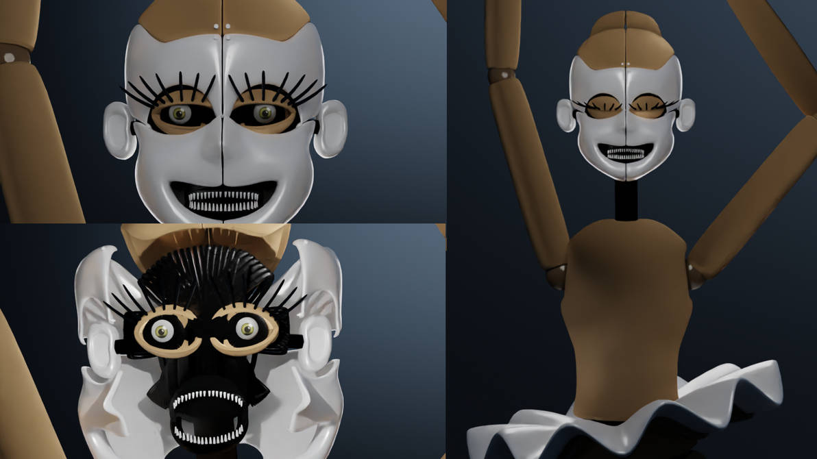 SFM FNAF | New Minireena models by Titi770 on DeviantArt