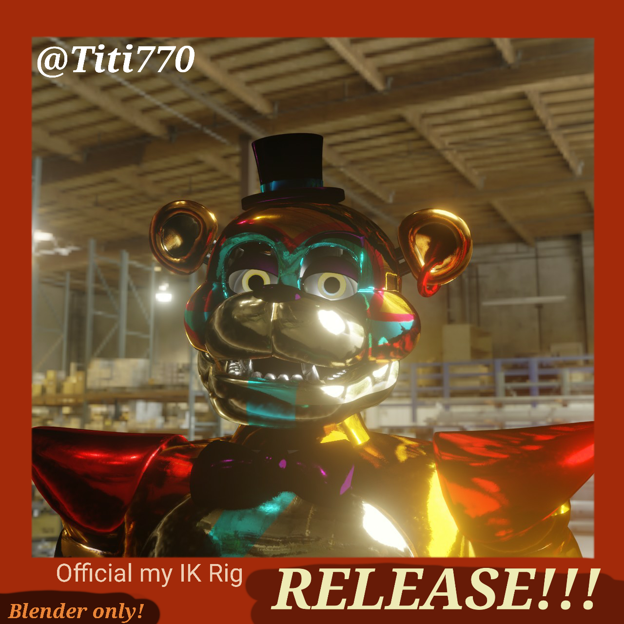 Glamrock Freddy IK RIg Official from me RELEASE by Titi770 on DeviantArt