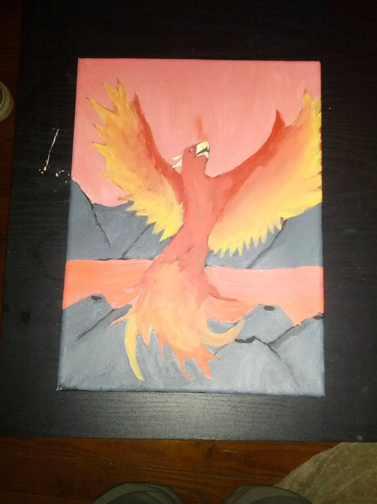 Phoenix Rising 2 ( *Recreated* for a Friend) by deathwolfoffury on ...