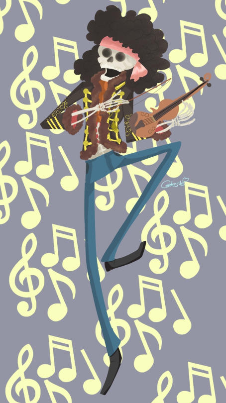 Brook In The Style Of Jimi Hendrix One Piece By OnePieceTrash On brook-in-the-style-of-jimi-hendrix-one-piece-by-onepiecetrash-on