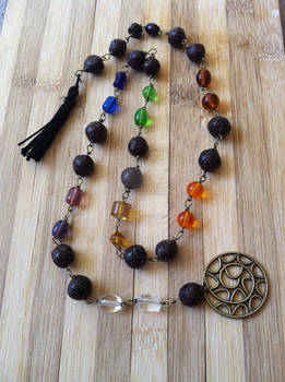 Rose Petal Pagan Prayer Beads