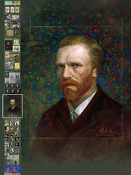 Vincent van Gogh real face study (local)