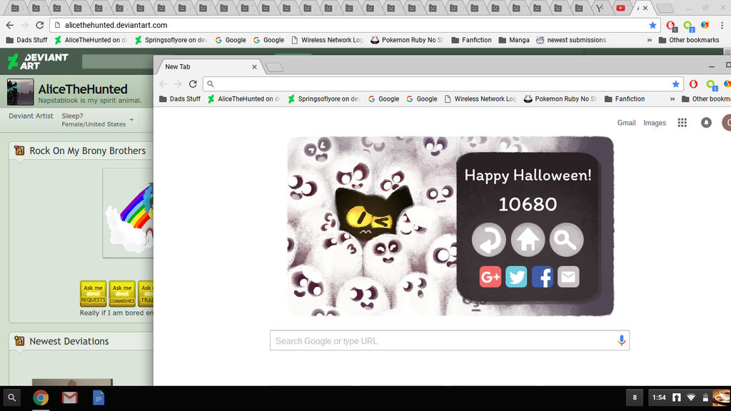 Google Ghost37 Google's Ghost fight by AliceTheHunted on DeviantArt