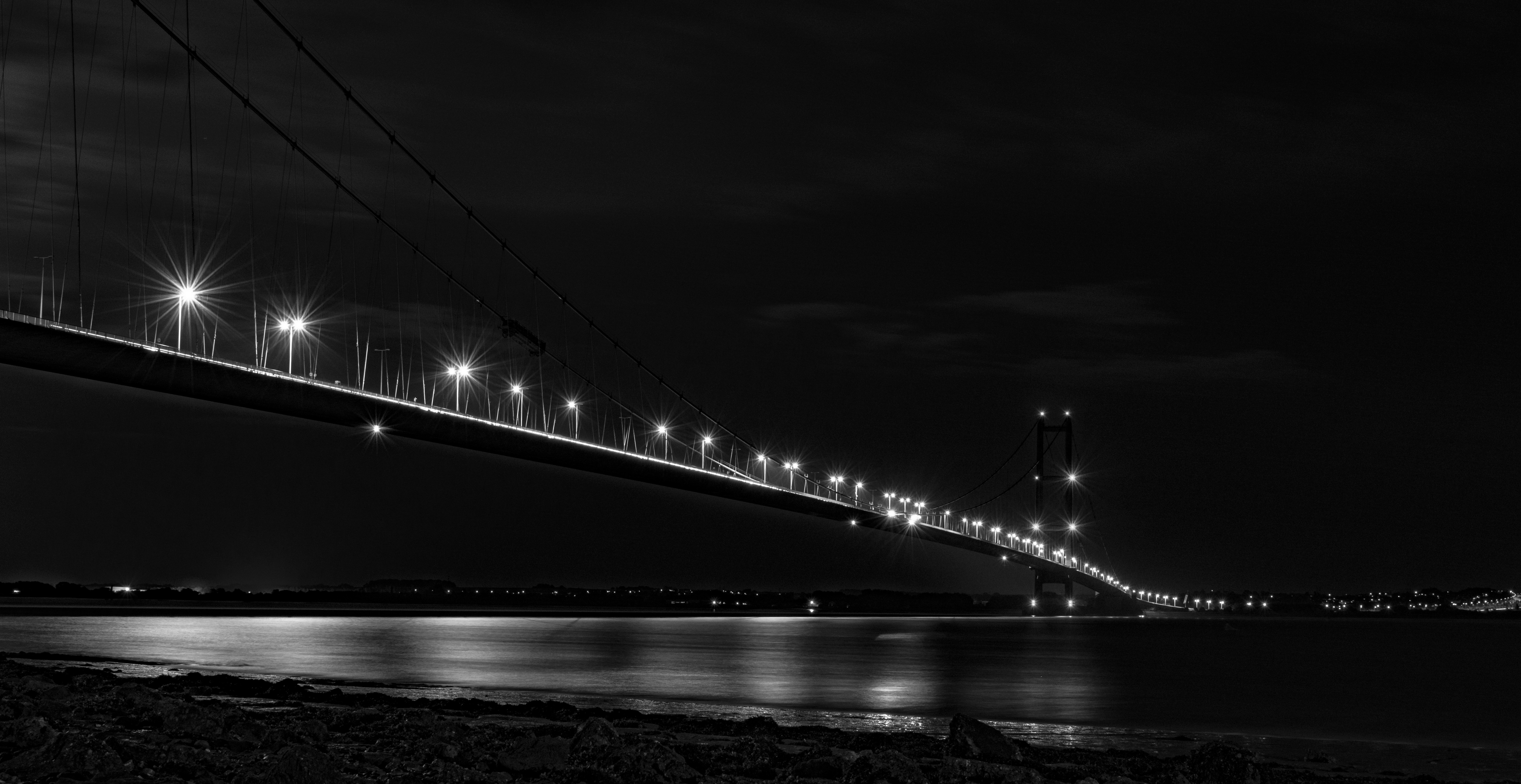 Night Time Humber Bridge