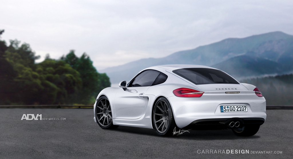 2013 Porsche Cayman with ADV.1s