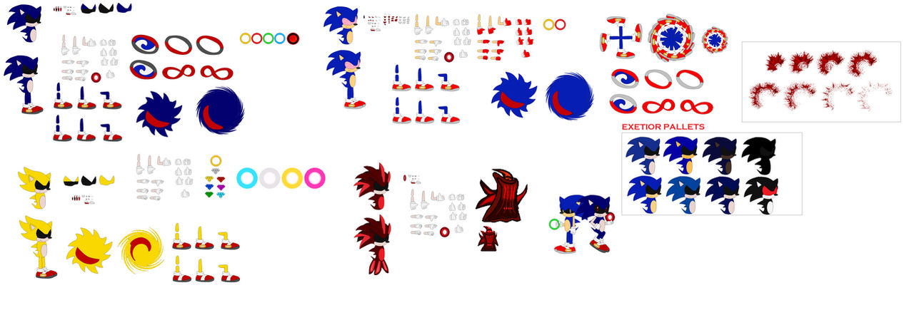 Sonic.Exe (Exetior) Character builder by toadthemushroomguy12 on DeviantArt