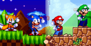 Sonic and Tails Dancing with Mario and Luigi by toadthemushroomguy12 on ...